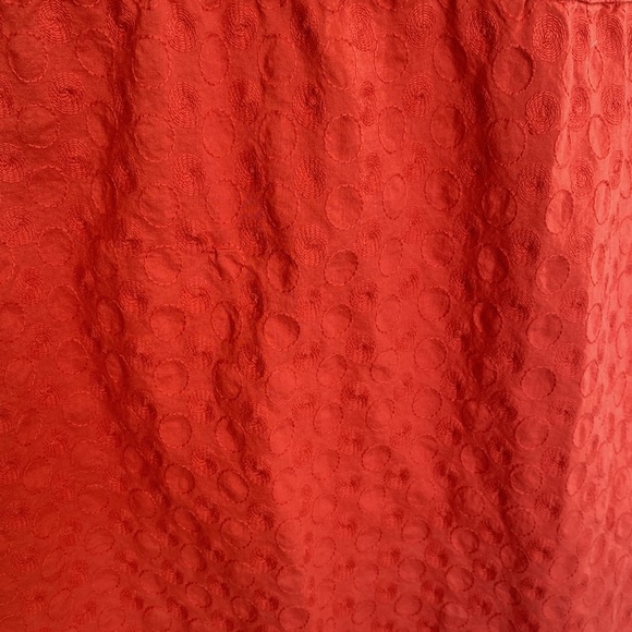 Encore - Burnt Orange Tank with Embroidered Dots - Picture 5 of 10